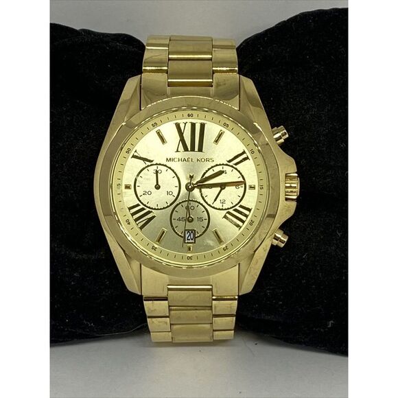 Michael Kors Bradshaw MK5605 Womens Stainless Steel Analog Dial Wrist Watch RQ35 - Picture 3 of 12